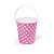Baldinho Poá Rosa Branca 10x11 - Imagem 1