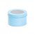 Latinha de Metal Redonda com Visor Azul Claro 7,5x4,5 - Imagem 1