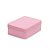 Latinha de Metal Retangular Rosa 12,3x9,2x4cm - Imagem 1