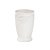 Cachepot Floral Branco 8x8x11,8 - 1 Unidade - Imagem 1