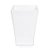 Vaso Quadrado Branco 13,8x13,8x20 - Imagem 1
