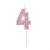 Vela n° 4 Puro Glitter Rosa - Imagem 1