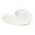 Bandeja Decorativa Coração Branco 17,5x17x1,5 - Imagem 1