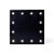 Lousinha de Led Quadrado Preto 24,5x3x24,5 - Imagem 1
