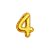 Pop Up Adesivo n° 4 Ouro - Imagem 1