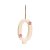 Cromus - Vela n° 0 Especial Branco e Pink - 1 unidade - Imagem 1