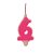 Cromus - Vela n° 6 Doidinha Branca e Rosa - 1 unidade - Imagem 1
