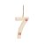 Cromus - Vela n° 7 Especial Branco e Pink - 1 unidade - Imagem 1