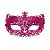 Acessório Máscara Elegancia Rosa - Imagem 1