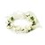 Acessório Tiara com Flores Laço Branco - Imagem 1