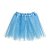 Saia de Tule Azul com Glitter Adulto - Imagem 1