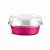 Marmitinha Oval com Tampa Pink 85 ml 9,7x6,6 - 12 Un - Imagem 1