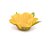 Forminhas para Doces Flores com Folhas Amarelo Canario - 40 Un - Imagem 1