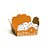 Forminhas para Doces Botão Laranja - 50 Un - Imagem 1