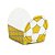 Forminhas para Doces Bolinha de Futebol Amarelo - 24 Un - Imagem 1
