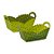 Forminhas para Doces Cestinha com Poá Verde 2 Doces - 24 Un - Imagem 1