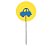 Pick para Cupcake com Carrinho e Amarelo Azul - 12 Peças - Imagem 1