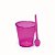Copinho para Doces Redondo Rosa 30 ml - 8 Un - Imagem 1