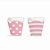 Forminhas Cupcake Quadrada Compose Rosa - 12 Un - Imagem 1
