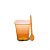 Copinho para Doces Quadrado Laranja 30 ml - 8 Un - Imagem 1