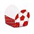 Forminhas para Doces Bolinha de Futebol Vermelho - 24 Un - Imagem 1