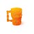 Halloween - Caneca com Rosto Caveira Laranja - Imagem 1