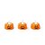 Halloween - Tealight Abobóra 2 Baterias Lr44 Laranja - 2 Peças - Imagem 1