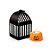Halloween - Kit Gaiolinha Decoração Halloween 5,5x5,5x9,5 - 2 Peças - Imagem 1