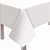Linha Cores - Toalha de Mesa Convidados Textura Branca 79x79 - 5 Peças - Imagem 1