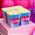 Festa Slime - Caixa para Pipoca Slime Pequena 5,5x5,5x9 - 10 Un - Imagem 3