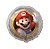 Festa Super Mário - Balão Metal Redondo para Decoração Super Mario 18'' / 45cm - 01 Un - Imagem 1