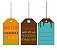 Tags De para Doce Vida 5X8 - 12 Peças - Imagem 1