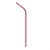 Canudo De Papel Sanfonado Rosa Claro 20Cm Pt - 20 Unidades - Imagem 1