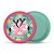 Prato Redondo Flamingo 18Cm Pt - 8 Un - Imagem 1