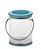 Pote com Tampa Azul, Tamanho 5 Cm X 7 Cm - 6 Un - Imagem 1