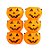 Balde Abobora Halloween C/6 Un Tam. Aprox. 7Cm - 6 Un - Imagem 1