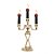 Candelabro Castiçal Caveira Halloween Com Luz Sortido 35cm - 1 Un - Imagem 2