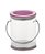 Pote com Tampa Rosa, Tamanho 5 Cm X 7 Cm - 6 Un - Imagem 1
