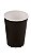 Copo de Papel 270ml Liso Preto - 10 Un - Imagem 3