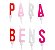 Vela Parabens Menina - 8 Un - Imagem 2