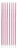 Vela Palito Gigante Metalizada Rosa - 8 Un - Imagem 1