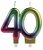Vela 40 Anos Colorida - Imagem 1