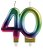 Vela 40 Anos Colorida - Imagem 2