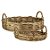 Bandejas de Vime Redonda - G/M 46x46x18 - Imagem 1