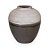 Vaso de Cerâmica com Cônico Marro Branco 26x26x28 - Imagem 1