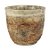 Vaso Terracota Envelhecido Folhas - M 12x12x10 - Imagem 1