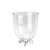 Vaso de Vidro Cônico com Pé M 16x16x20 - Imagem 1