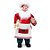 Boneco de Papai Noel Cozinheiro Candycane Verde e Branco de 62cm - Imagem 1