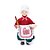 Boneco de Mamãe Noel Noel com Rolo de Macarrão de 33cm - Imagem 1
