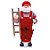 Boneco de Papai Noel Pintor Vermelho e Branco de 28cm - Imagem 1